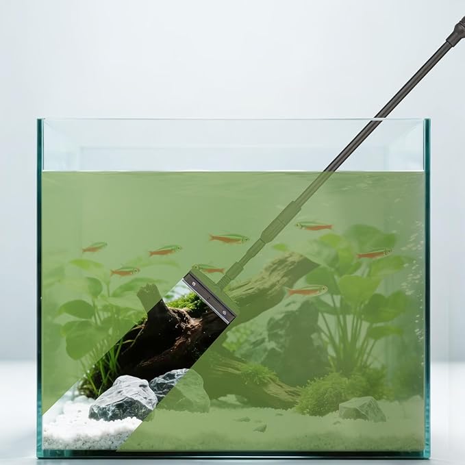 Carefree Fish Aquarium Scraper Blades 10Pcs for 4IN1 6IN1 7IN1 9IN1 Cleaning Tools Long Handle Algae Cleaner