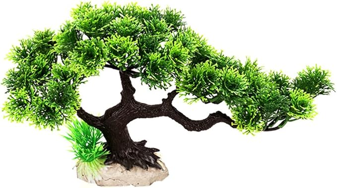 balacoo Artificial Aquarium Plant Lifelike Underwater Plastic Plants Decoration Ornament for Fish Tank Green