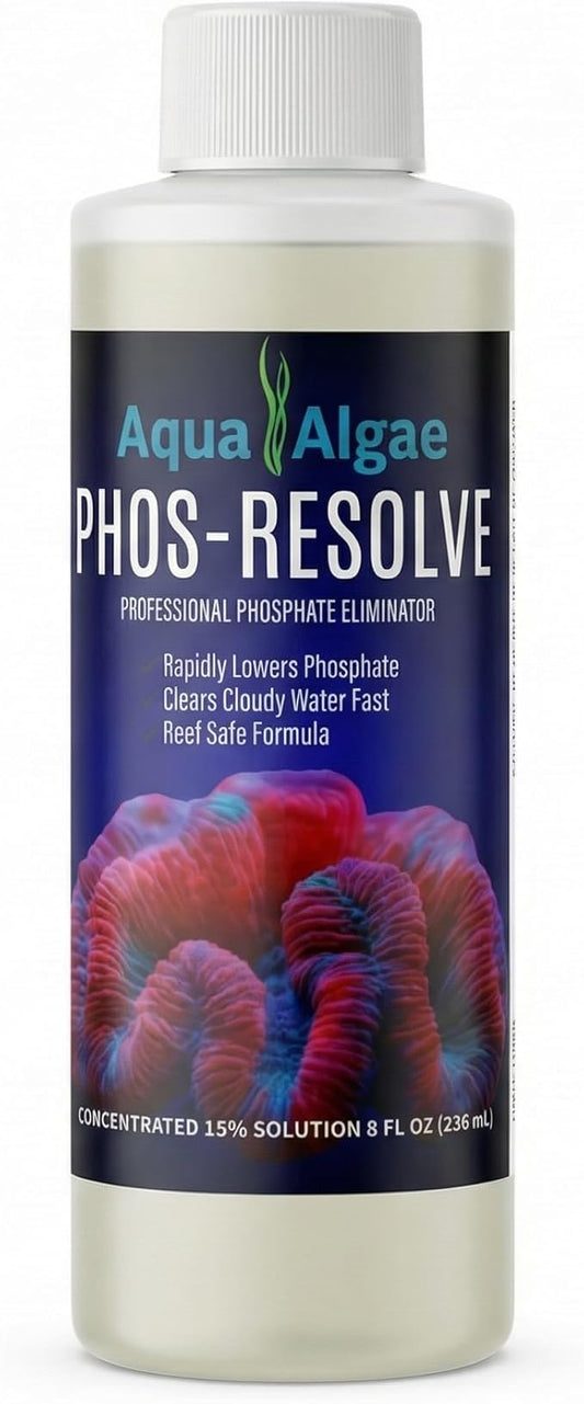 Phos-Resolve Phosphate Remover for Reef Tanks & Aquariums, 15% Lanthanum Chloride, 8 oz
