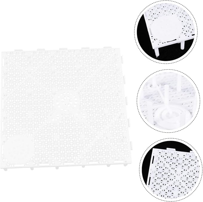 Happyyami 10pcs Aquarium Isolation Plates Sand Divider Board for Fish Tank for Enhanced Water Permeability Smooth Cutting Easy to Use
