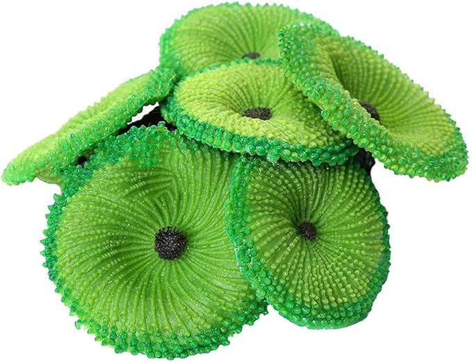 Fake Coral,Artificial Coral Fake Fish Tank Landscape Coral Aquarium Plants Ornament Decoration Green, Style 1