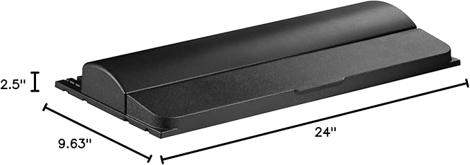 Aqueon LED Deluxe Fish Tank Aquarium Full Hood, Black, 24 Inch