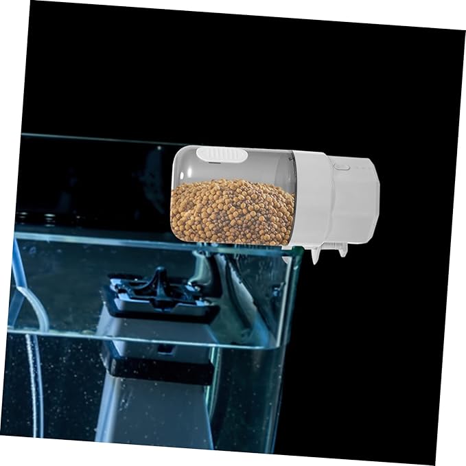 Automatic Fish Feeder for Goldfish Koi Intelligent Control Timing Fish Tank Feeding Machine Battery Operated Aquarium Feeder Capacity Food Dispenser for Feeding