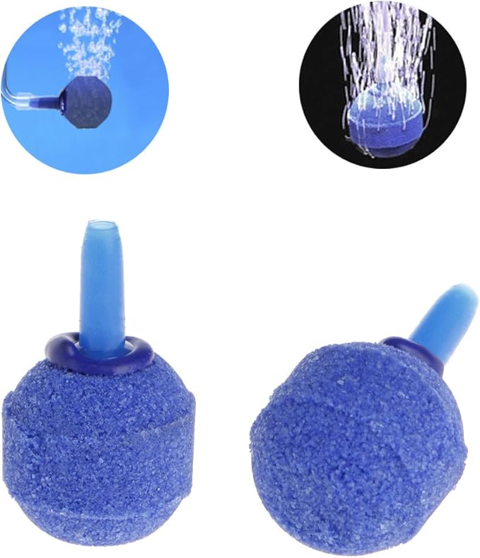 Air Stone Bubble Oxygen Diffuser Shaped Airstones for Aquarium Fish for Pond ponics Pump m Hose I.D. Sand and Gravel