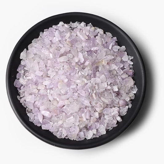 3-5MM Natural Stone Gravel Quartzs Agat Jaspers Chips Minerals Tumbled Specimen Stone Home Aquarium Decoration,NO.21 Purple Jade,50g