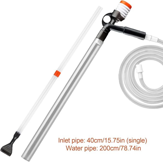 Gravel Vacuum for Aquarium, Aquarium Cleaner, Fish Tank Gravel Cleaner, Aquarium Water Changer, Aquarium Vacuum Cleaner, Gravel Cleaner for Fish Tanks, Fish Tank Water Changer, Siphon Vacuum F