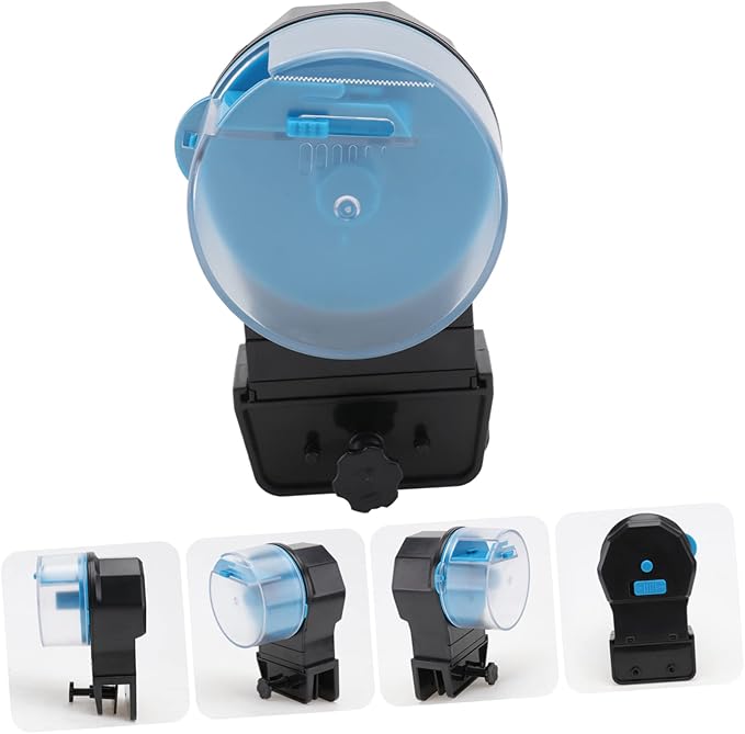 BESPORTBLE 1set Automatic Fish Feeder Capacity Tank Intelligent Turtle Feeding Tool for Aquariums Easy to Clean and Install Suitable for Pellet Food