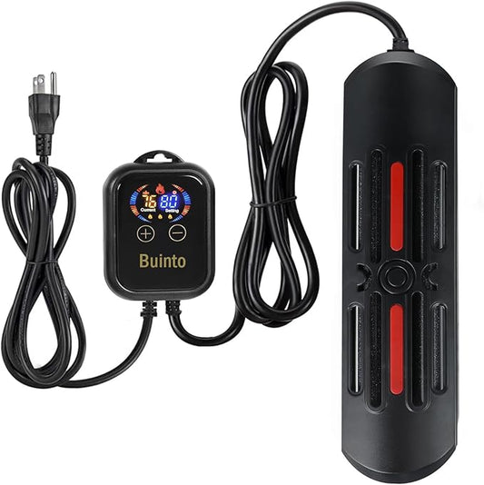 800W, 1200W Aquarium Heater, External Digital Temperature Controller, Double-Tube Heating, Fast and Energy-Saving. Suitable for Freshwater and Saltwater Aquariums. (1200W)