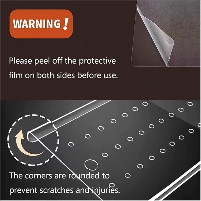 Jump Guard Aquarium Cover, Secure Fish Tank Top, Avoid Cat Catching Fish, Fish Tank Hood Replacement Cover with Vent Port and Feeding Hole(44x16in/111.76x40.64cm)