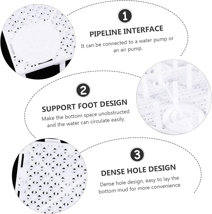 BESPORTBLE 10pcs Aquarium Filtering Plates Durable Sand Dividing Boards for Fish Tank Isolation Multi Design for Enhanced Water Permeability Easy DIY Setup for Optimal Aquascaping