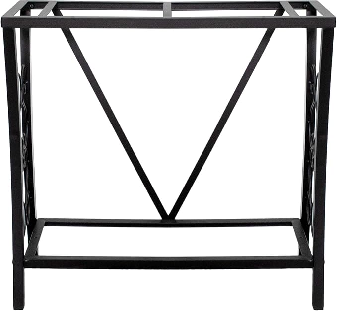 Aquatic Fundamentals 29 Gallon Metal Aquarium Stand, 30.3" L x 12.5" W, Black