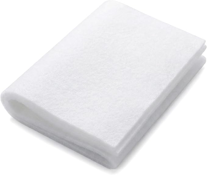 3mm Ultra-Thin Aquarium Filter Floss Pad, Mechanical & Polishing Filter Media for Freshwater & Saltwater Fish Tank, Cut-to-Size for All Filters