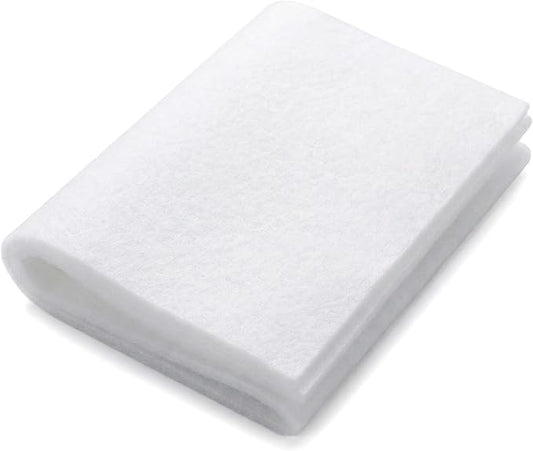 3mm Ultra-Thin Aquarium Filter Floss Pad, Mechanical & Polishing Filter Media for Freshwater & Saltwater Fish Tank, Cut-to-Size for All Filters