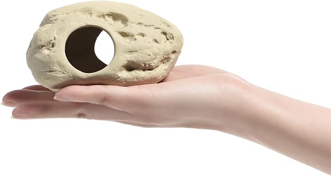 ALEGI Aquarium Decoration Rock Caves, Betta Fish Tank Accessories Hideout, Cichlid Stackable Cave Hiding (Small & Medium)