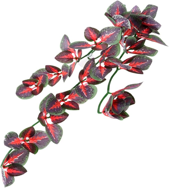 Mipcase 2pcs Fish Tank Ornaments Artificial Grass Vibrant Plastic Aquarium Decorations Natural Look