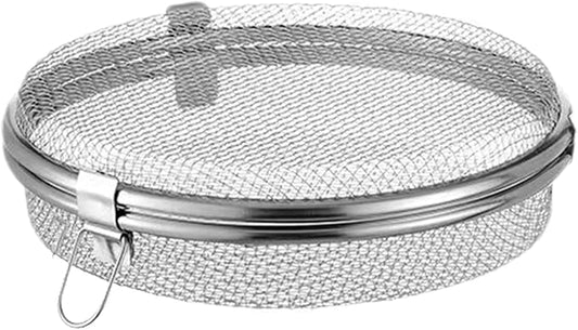 Food Drying Fish Net – Stainless Steel Mesh Rack, Round Hanging Dry Nets | Foldable Multi Layer Air Drying Baskets, Breathable Fly Proof Organizers for Fish, Fruits, Herbs, Vegetables and Outdoor
