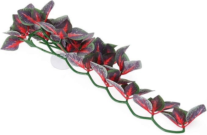 Mipcase 2pcs Fish Tank Ornaments Artificial Grass Vibrant Plastic Aquarium Decorations Natural Look
