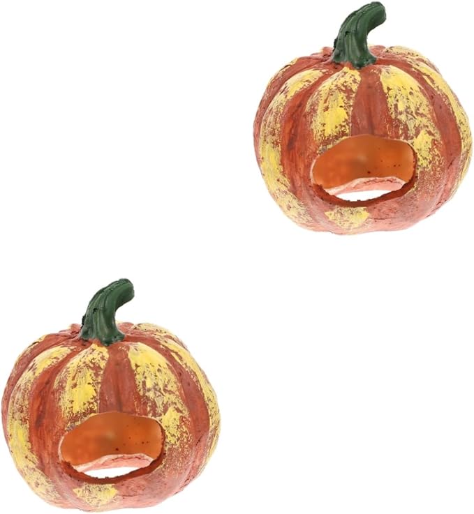 LIOOBO 2pcs Resin Fish Cave Wear-Resistant Decorative Aquarium Decor for Fall Aquarium Decor