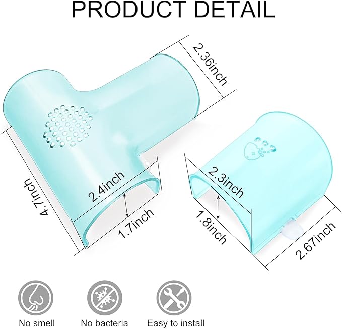 Aquarium Decorations Fish Tank Accessories for Shrimp Cichlid Hiding Breeding, Small Fish Bowl Hide Decoration, Acrylic Tube Tunnel for Betta Fish Tank Decorations, Aquarium Hideout with Suction Cups