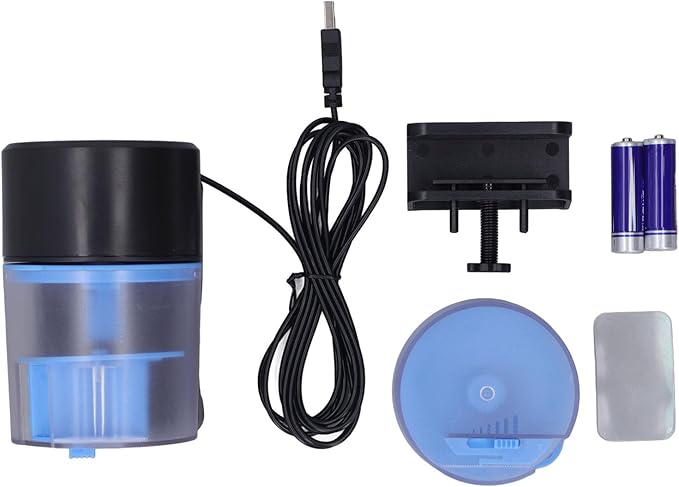 Automatic Fish Feeder for Aquarium, 200ml Auto Food Dispenser with Timing Feeding, Mute Design for Betta Koi Turtle Small Tank