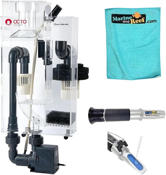 Reef Octopus OCTO Classic 2000 HOB Protein Skimmer Bundle (3 items)