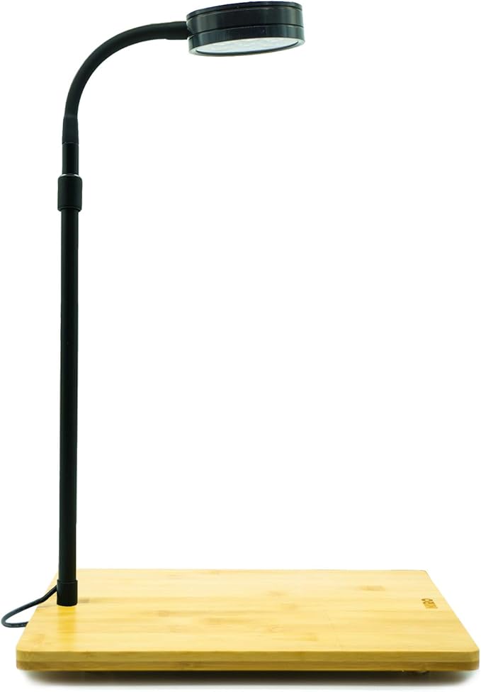 Height Adjustable Full Spectrum Nano LED Light, fits Nano Tanks, Wabi kusa, Potted Plants, Betta Tanks