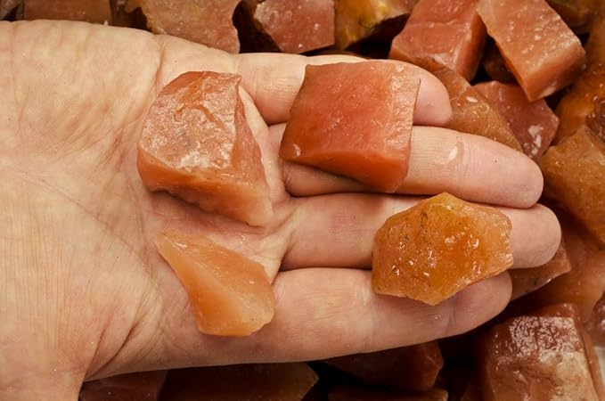 Fantasia Materials: 18 lbs Red Aventurine Rough Stones from India