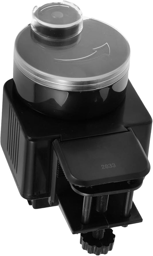 Balacoo Automatic Fish Feeder for Aquarium and Small Tank, Mechanical Timing Food Dispenser, Batteryless Fish and Turtle Feeding Tool for Vacation Use