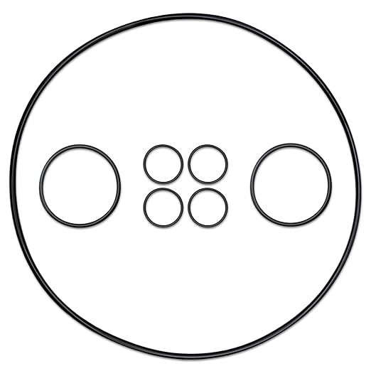 (7-Pack) O-Ring Seal Kit Suitable for Fluval FX5 & FX6 Aquarium Filters, Includes A20210(1), A20207(2), A20212(4