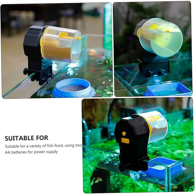 Generic Automatic Fish Feeder Vacation Timer Goldfish Feeder for Aquarium Goldfish Feeding Tank