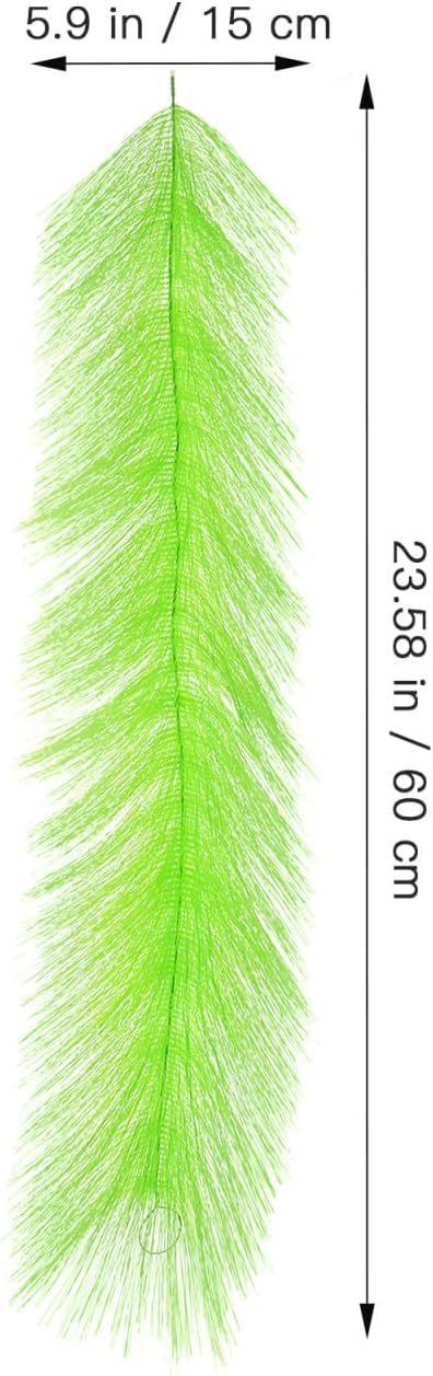 Ipetboom 2 Pcs Baby Fish Breeding Grass: Aquarium Hatching Brush Aquatic Decorative Fry Hideout - Fish Tank Simulation Water Plants for Livebearers and Egg Layers, 60 x 15cm/5.9 x 23.6 in