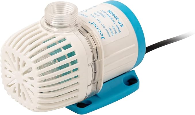 Jecod EP Smart DC Pump with LCD Display Controller for Saltwater Tank (EP-2000M, 528GPH)