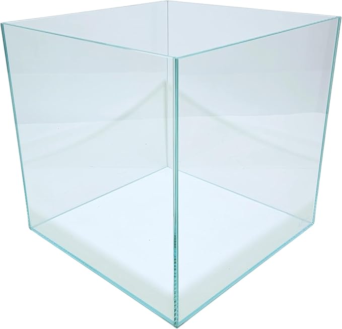 Lifegard Aquariums - 7 Gallon Cube Low Iron Ultra Clear Glass Tank 5mm - 12.16''x12.16 x12.16''