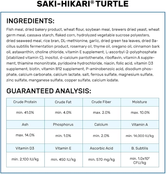 Hikari 43622.0 Aquatic Turtle Probiotic Diet, One Size