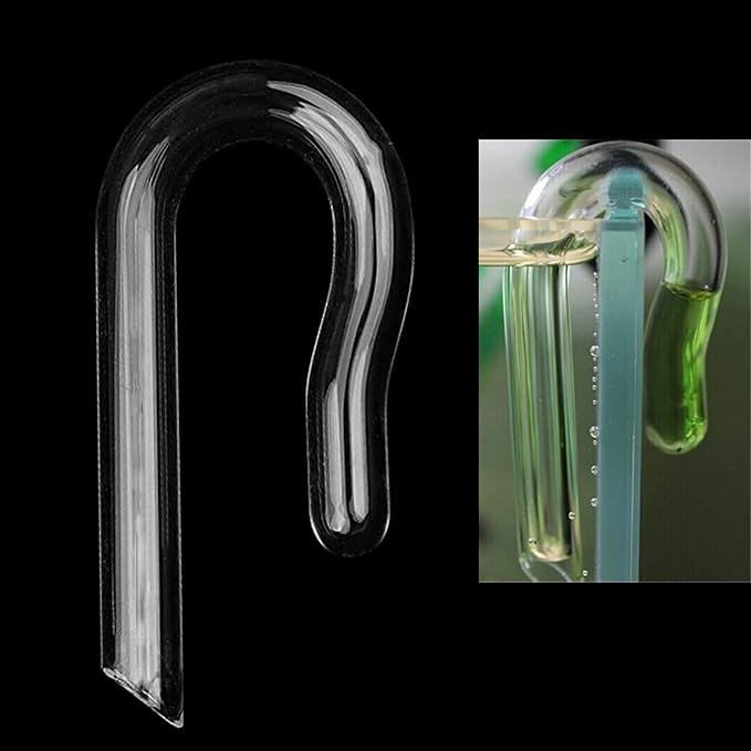 1PCS CO2 Drop Checker Water Shape Glass Hang On Monitor CO2 Indicator for Aquarium Planted Fish Tank