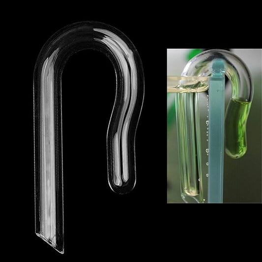 1PCS CO2 Drop Checker Water Shape Glass Hang On Monitor CO2 Indicator for Aquarium Planted Fish Tank