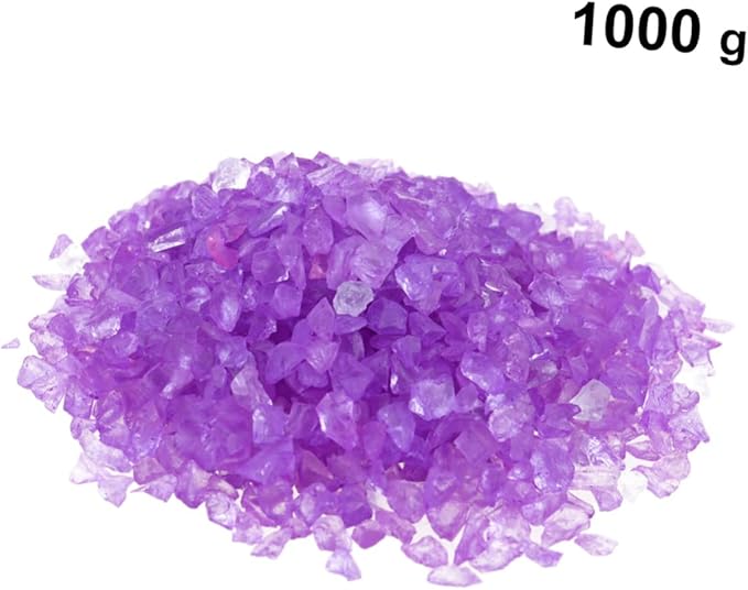 2pcs Glass Colored Sand Coarse Sand for Sandbox Decorative Micro Landscape Aquarium Fish Gravel