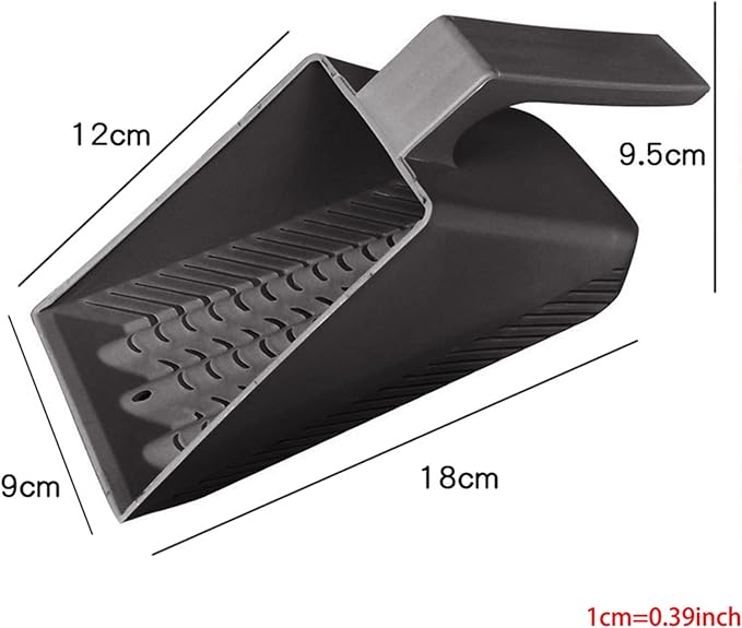 Plastic Aquarium Gravels Sifter Fish for Tank Garden Sand Scraper Cleaning Scooper Shovel Ergonomic Handle for Sifting D Sand Scoop