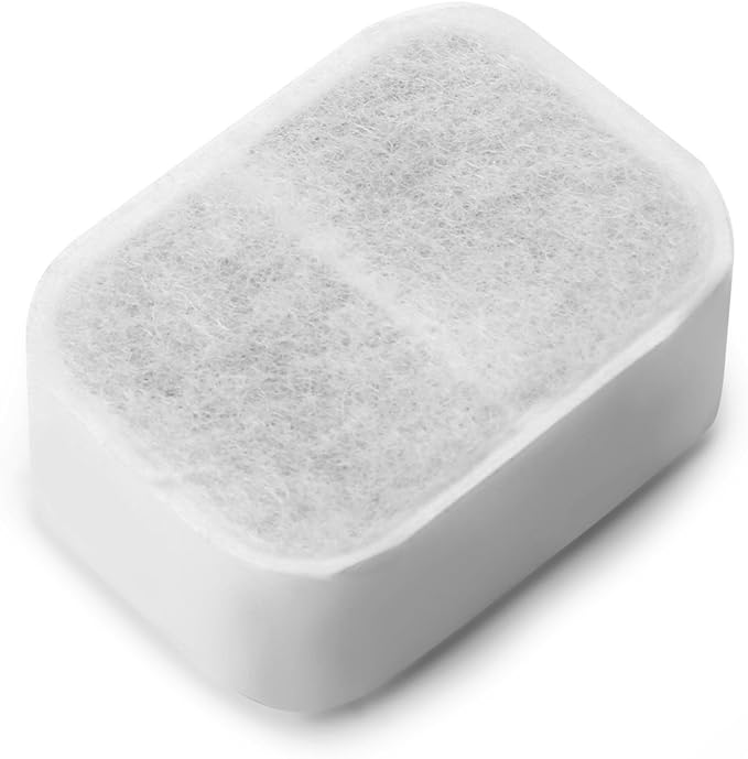 OWNPETS Replacement Cotton Activated Carbon Filters for Cat Dog, Pet Water Drinking Fountain 3 Packs