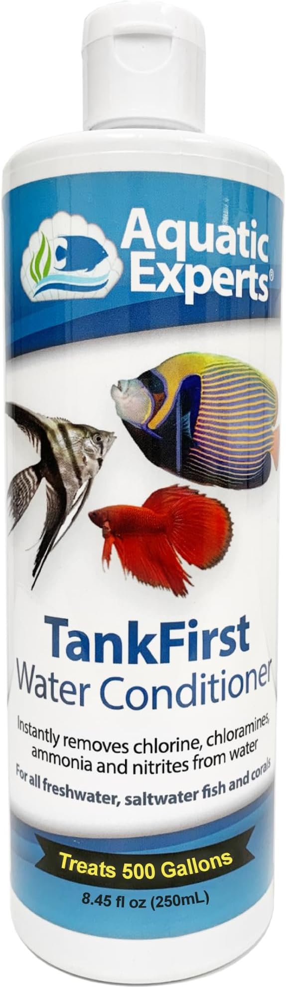 TankFirst Aquarium Water Conditioner and KloudAway Aquarium Water Clarifier 250mL, Made in USA (Value Pack)