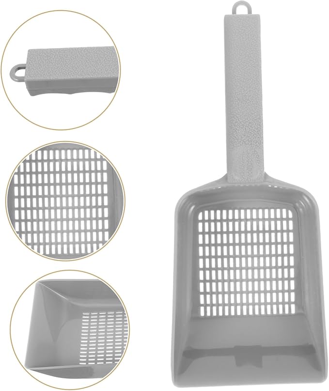 Aquarium Sand Scoop Tool for Fish Tank Cleaning Gray Sediment Removal Shovel Resistant Design for Easy Aquarium Maintenance