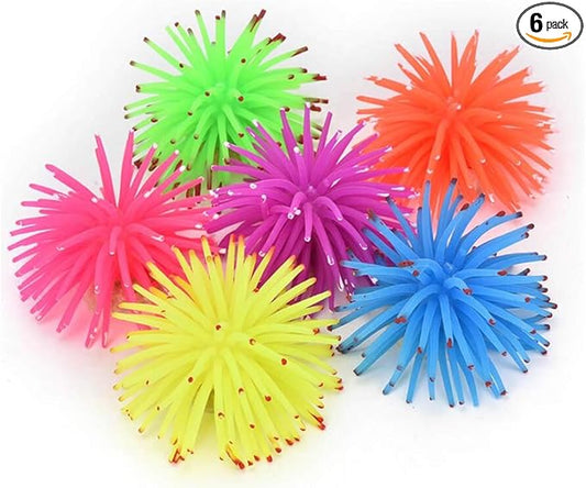 gootrades Pack of 6 Artificial Sea Anemone Coral Aquarium Fish Tank Ornament Plus Free Bio-Balls