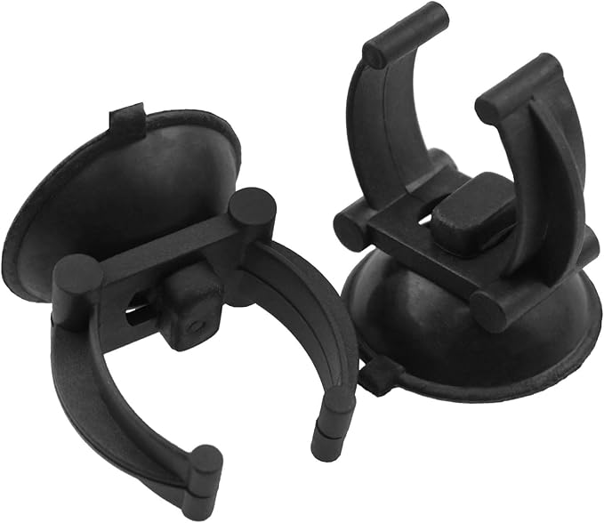 Aquarium Suction Cup Heater Suction Cup with Clamp for 25mm Inner Diameter Aquarium Heater Pipe Hose Plant Fish Tank 12PCS