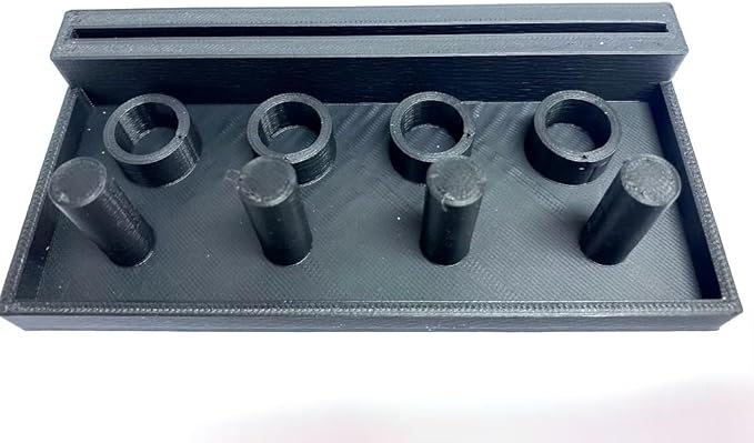 Chris's Aquatic Design API™ Test Kit Stand and Drying Station for Aquariums (Black)
