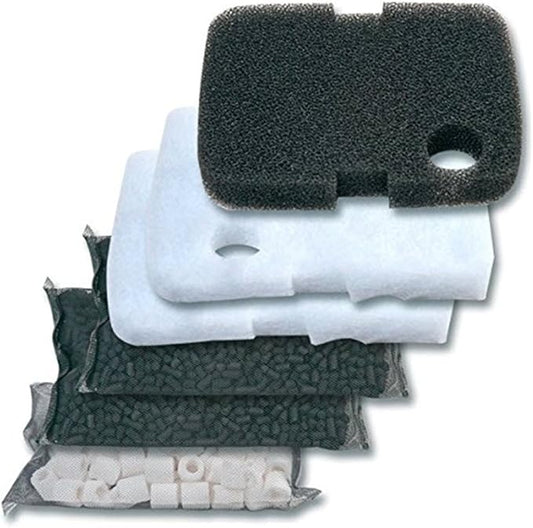Cascade Penn Plax Elite Filter Recharge Kits: Bio Floss, Bio Foam, Pro Carb and Bio Rings 700/1000-60 Day Recharge