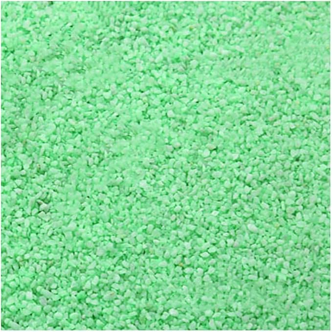 30g Crushed Stone Mini Crystal Chips Decorative Pebbles Gravel Irregular Gemstones Filling Gravel for Water Fountain Sand Landscape Fish Tank Garden (Light Green(1-2mm))