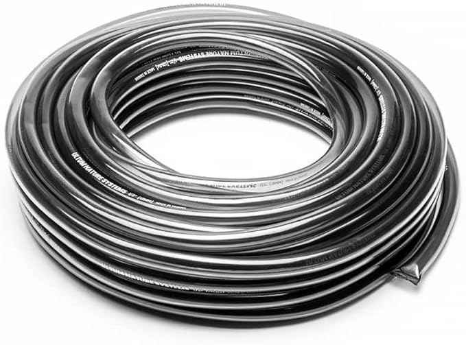 Ultum Nature Systems Vinyl Tubing for Delta Aquarium Canister Filter, Quick Release, Pumps, Fish Tanks and Aquatic Systems (1/2 Inch, 5 Feet)
