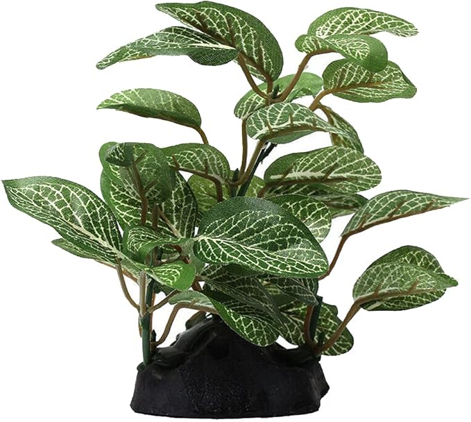 Silk Aquarium Plants, Artificial Fake Aquarium Plants Small Betta Fish Tank Plants Plastic Realistic Decorations Set 2PCS (Style D)