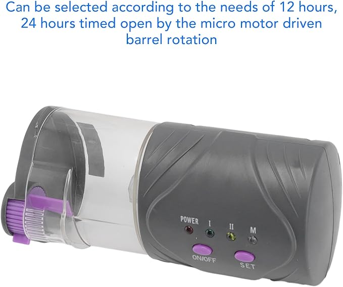 Intelligent Automatic Fish Feeder, Efficient Electric Fish Timer Dispenser, Ideal for Busy Workers and Travelers