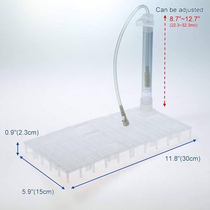 CORISRX BEST OF YOUR LIFESTYLE Undergravel Filter 11.8" X 5.9" Fish Tank Under Gravel Filter